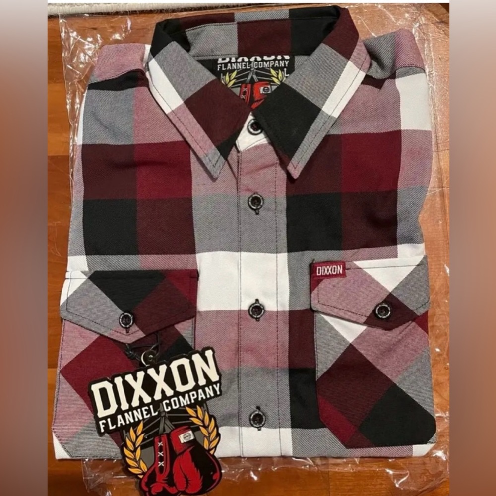 Dixxon “Southpaw” flannel. Brand new still in packaging.
